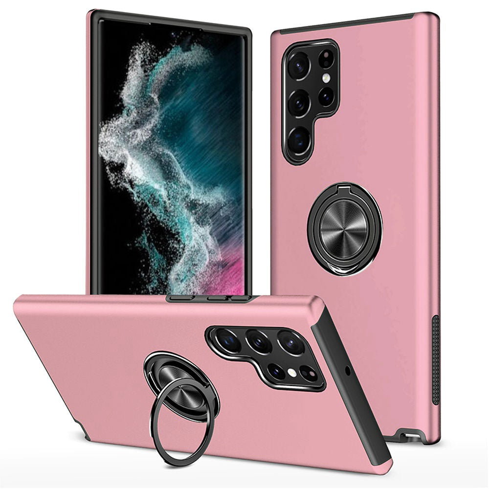 Étui hybride magnétique avec anneau invisible pour Samsung Galaxy S24 Ultra Étui hybride magnétique avec anneau invisible pour Samsung Galaxy S24 Ultra